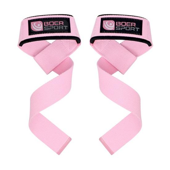 1 Paar Zughilfen für Männer und Frauen, rutschfeste Griffbänder für Gewichtheben, Bodybuilding, Powerlifting, Krafttraining, Home-Gym, Kreuzheben, Handgelenksgurt rosa