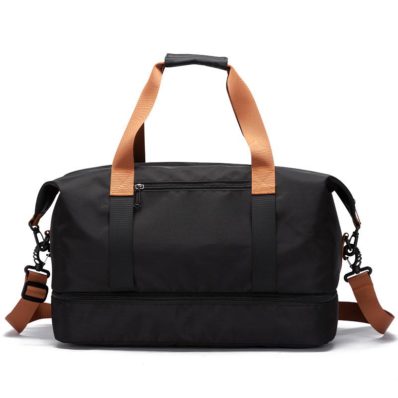 Reisetasche, Herrenhandtasche, Herrengepäcktasche, Reisetasche, leichte Aufbewahrungstasche, Sport- und Fitnesstasche He is a 17. schwarz