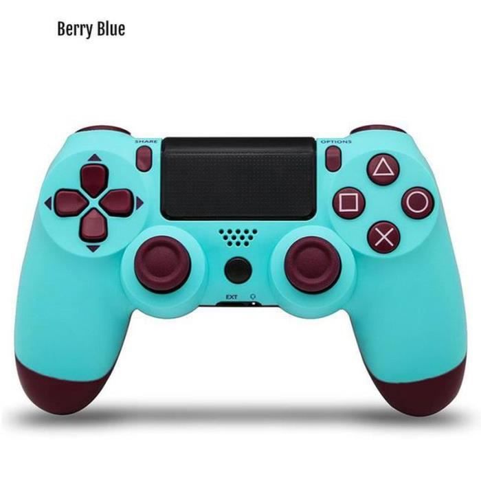 Gamecontroller - MM17426 - PS4 - Kabellos Bluetooth 4.0 - USB wiederaufladbar - Farbe blau