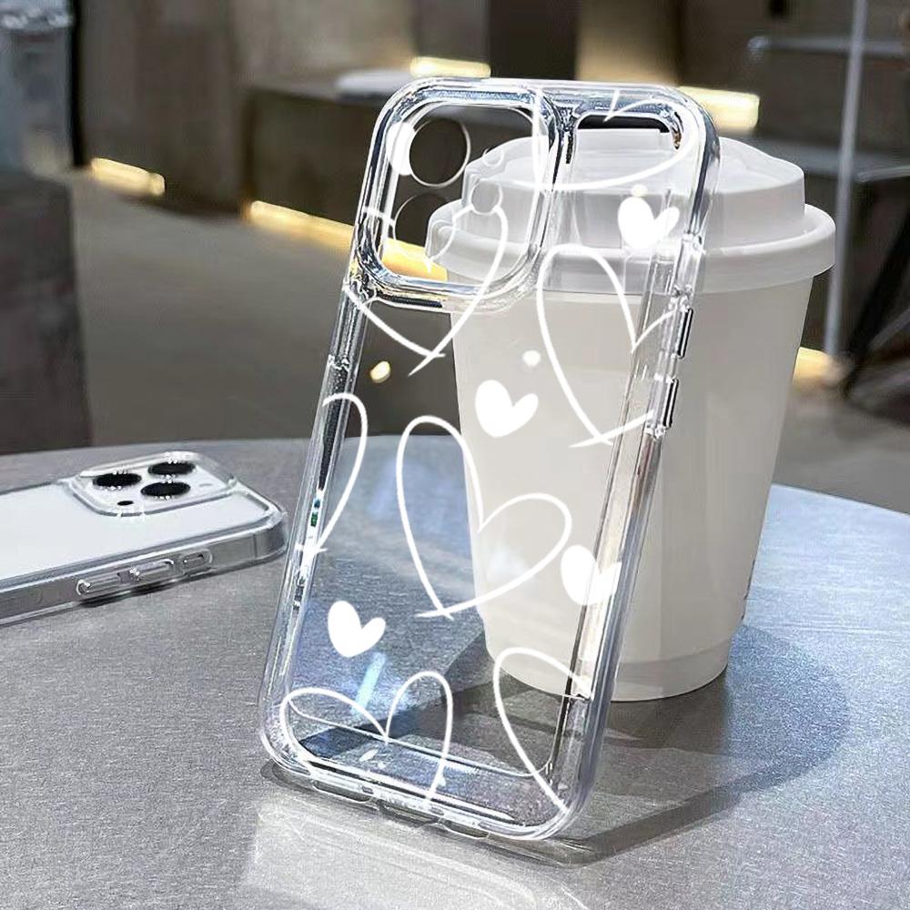 Süße Schleife Handyhülle Für iPhone 11 Hülle iPhone 15 13 12 14 16 Pro Max X XR XS 7 8 Plus SE Liebesherz Stoßfeste Hülle Funda For iPhone 14 Pro