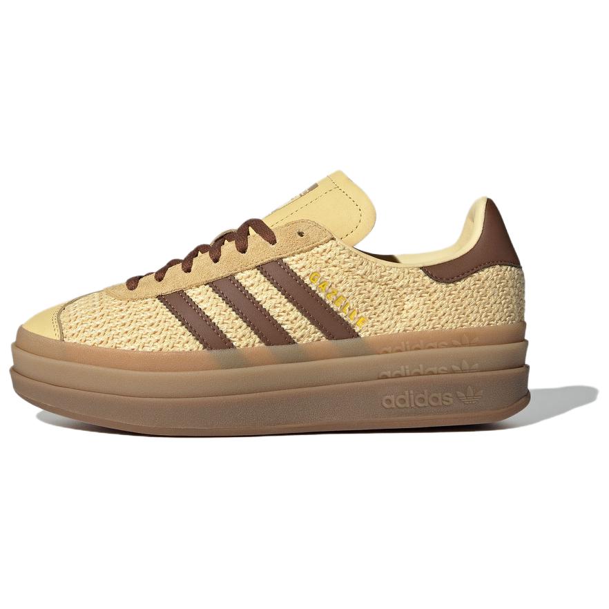 Adidas Originals Gazelle Bold Bequeme Vielseitige Langlebige Low-Top-Sneaker Damen-Sneaker Gelb JS3900 40