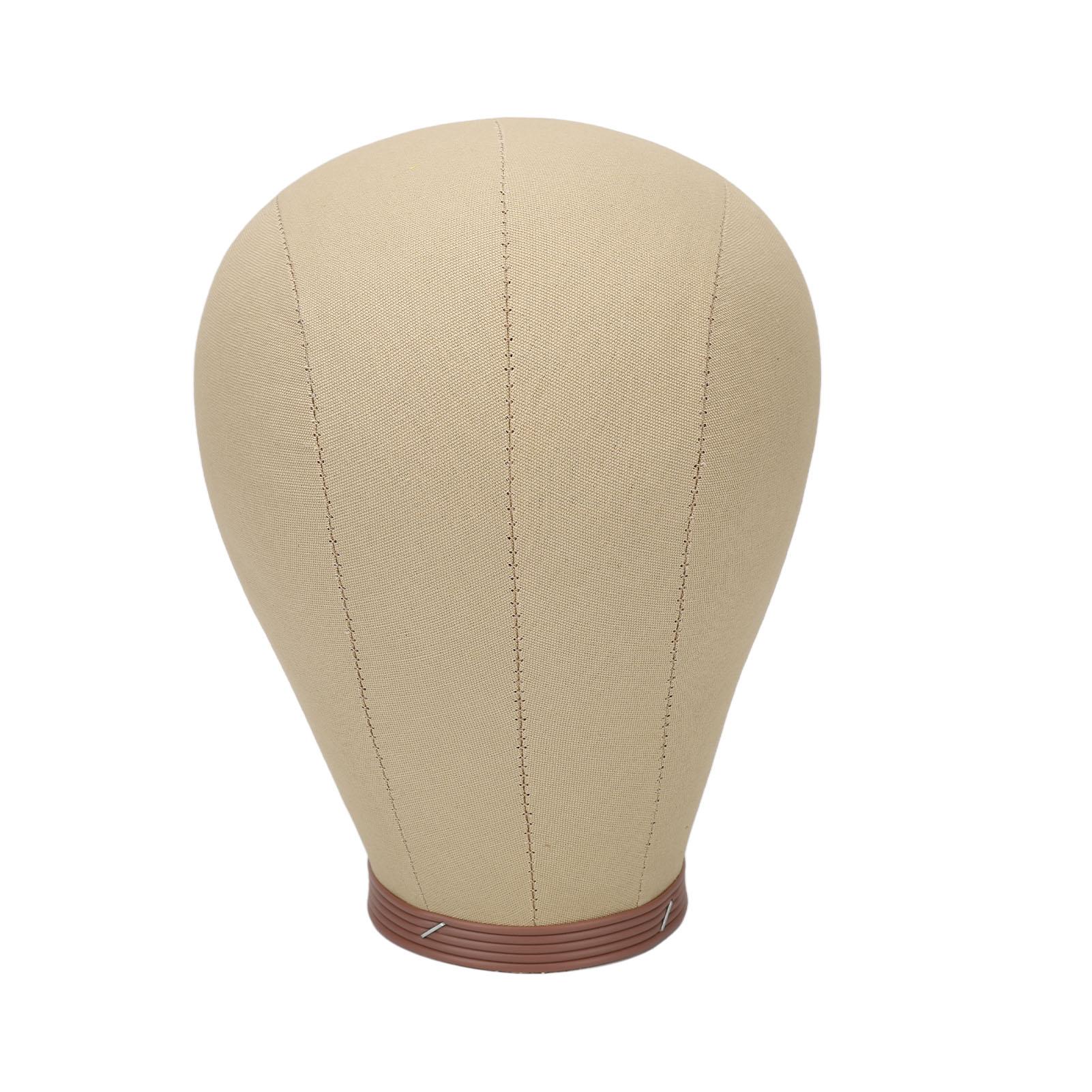 24in Leinwand Blockkopf C T Typ Nadeln Klemmen Hüte Perücken Ausstellkopf für Friseure