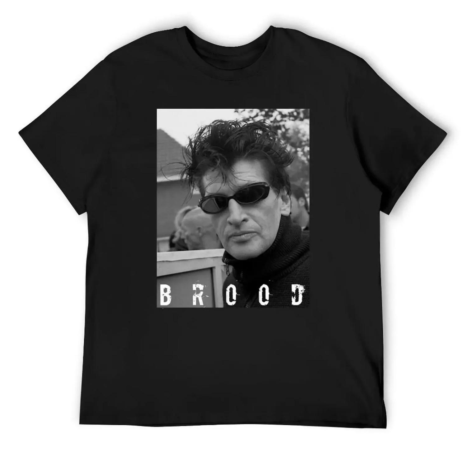Herman Brood T-Shirt Luxus Herren T-Shirts Oversize Herren T-Shirt Individuelle T-Shirts Baumwoll-T-Shirt für Herren XXXXXL schwarz