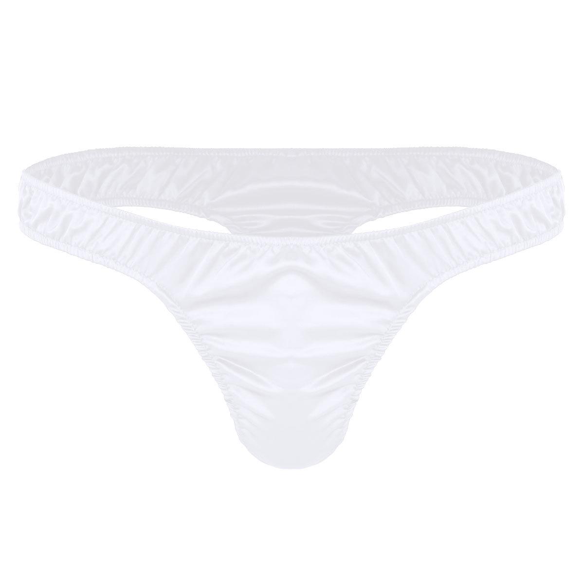 Einfarbige Herren-Badehose, sexy Badehose mit niedriger Taille, Strand-Badeshorts XL weiß