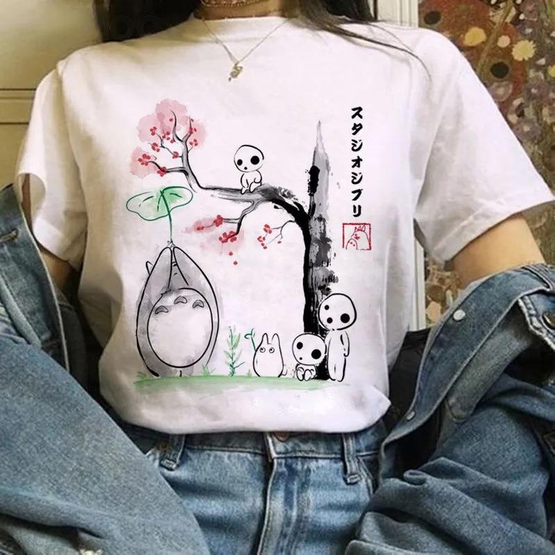 Harajuku Kawaii T Shirt Frauen Ullzang T-shirt Lustige Cartoon T-shirt Nette Anime Top T-shirt unisex T-shirt XS rosa