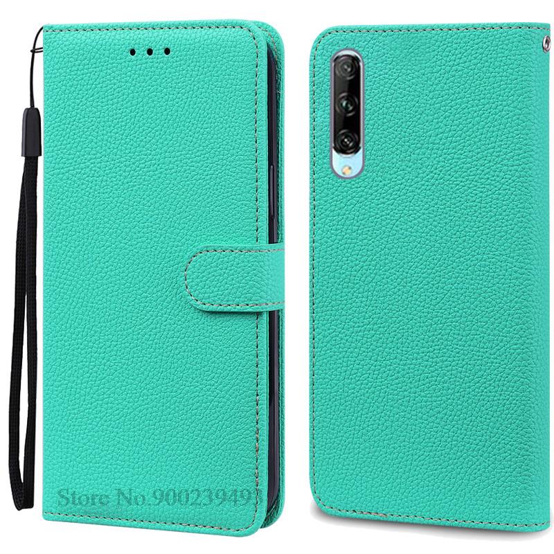 Für Huawei P Smart Pro Fall Telefon Abdeckung Weiche Silikon Brieftasche Flip Fall für Huawei P Smart Pro Telefon Fall fundas PSmart Pro Abdeckung Huawei P Smart Pro himmelblaue