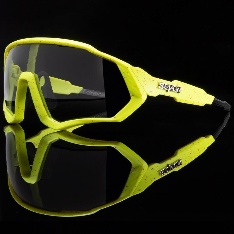 Sport Radfahren Brille Fahrrad Brillen Mountainbike Radfahren Brille Polarisierte Sonnenbrille gelb