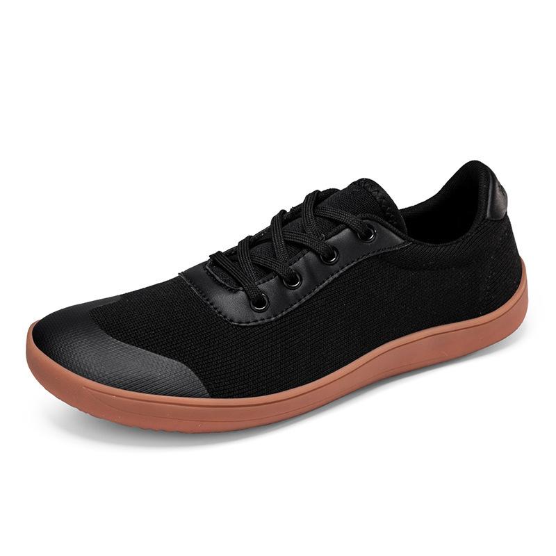Mode Herren Weite Barfuß Canvas Sneaker 2024 Mode Flats Weiche Null-Sprengung Sohle Breitere Zehen Leichtgewicht Mode Sneakes Große Größe 39