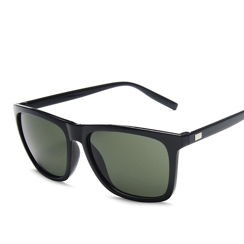 Beliebte Sonnenbrillen für Herren zum Reiten im Freien, quadratische Retro-Sonnenbrille ohne Polarisation zum Autofahren