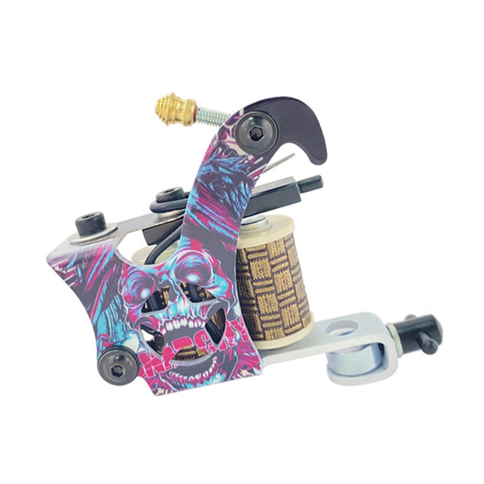 Metall Tattoo Maschine Spule Tattoo Liner & Shader Gun Maschine Tattoo Instrument Tattoo Zubehör 17 bunt
