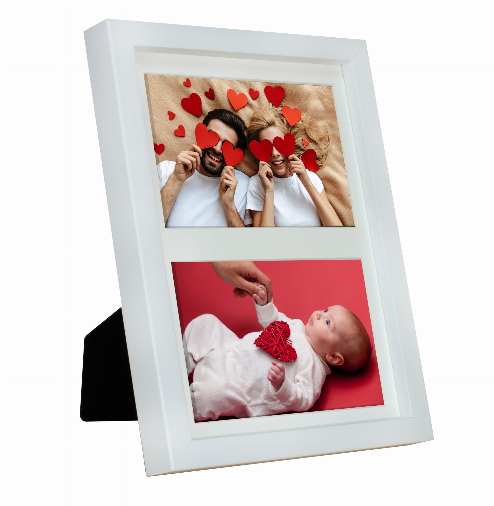 Fotorahmen Galerie 17x23 Für 2 Fotos 10x15 Weiß Bd Art