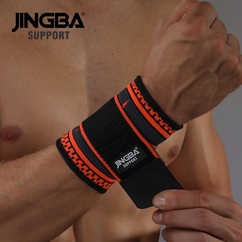Armband Unterstützung Fitness Handgelenk Unterstützung Schutzausrüstung Handgelenk Band Männer Tennis Badminton Klammer S-M orange