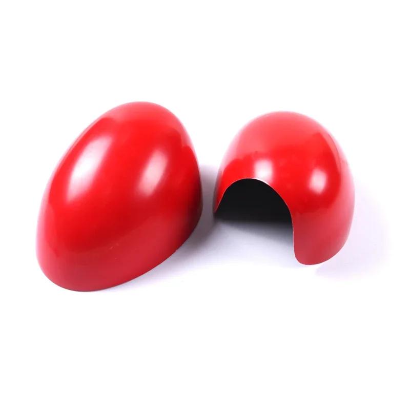 2 Stück/Set Rückspiegelabdeckungen Für Mini Cooper Countryman R60 Für Mini Cooper R55 R56 R57 R58 R59 R61Für mini cooperzubehör Automatic folding&R59 rot