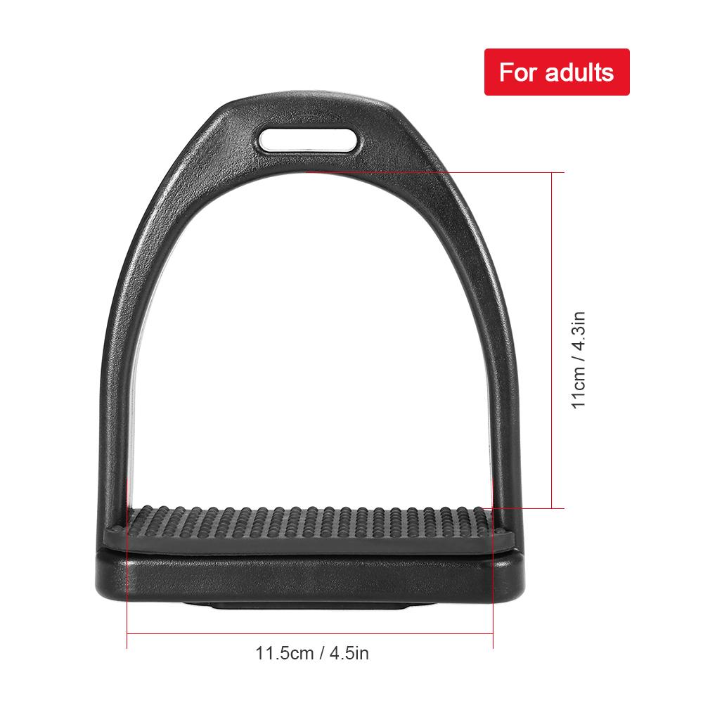 2 PCS Reiten Steigbügel Kunststoff Pferd Sattel Anti-skid Pferd Pedal Super Leichte Reitsport For Adults