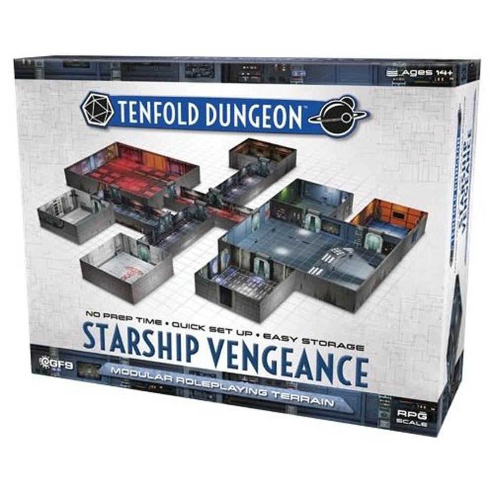 Zehnfaches Dungeon-Geländeset (Sternenschiff Vengea)