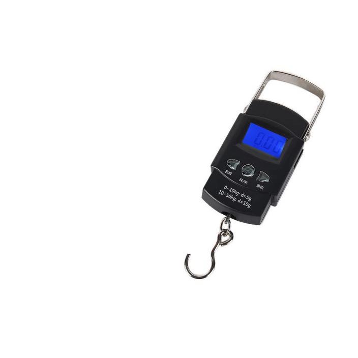Digitale Waage Gepäckwaage Last 50kg-10g LCD Mini Tragbar Taschen-Angelwaage Elektronische Hängende Reise-Taschenwaage Gepäckwaage Gewichte Werkzeug 1PCS