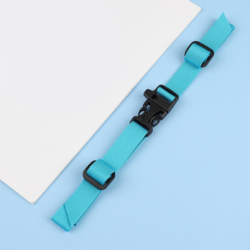 Rucksack Brusttasche Gurt Harness Verstellbarer Schultergurt für Tasche Outdoor Camping Taktische Taschen Riemen Zubehör für Rucksack cyanblau