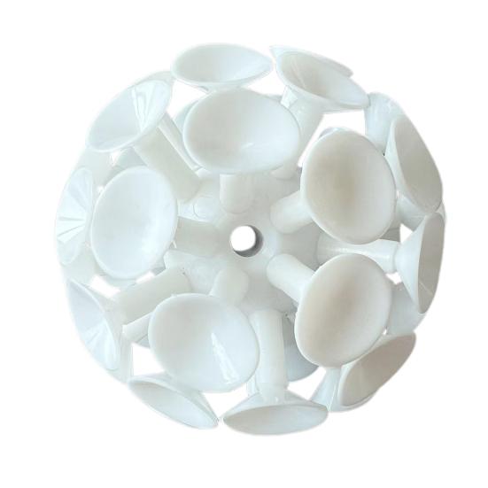 9CM 3D Saugnapf Ball Angst Stress Relief TPR Klebrige Ball Toss Spiel Wiederverwendbare Leichte Mini Tragbare Kinder Erwachsene Kugel Spielzeug weiß