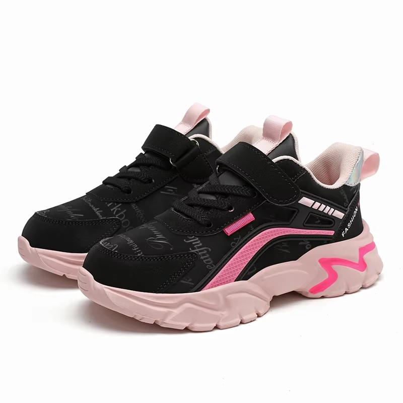 Kinder Casual Rosa Mädchen Lederschuhe Mode Für 7-15 Jahre Leichte Laufschuhe Junge Studenten Kinder Sport Mädchen der Schuh NBGAGA 32 gray