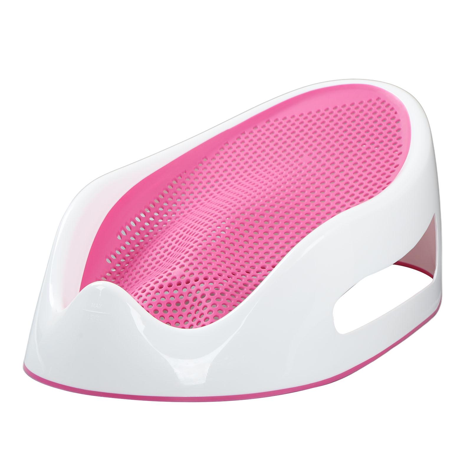 Baby Badewanne Unterstützung TPE Weiche Silikon Sicher Komfortable Infant Badewanne Liegen Unterstützung Halterung für rosa