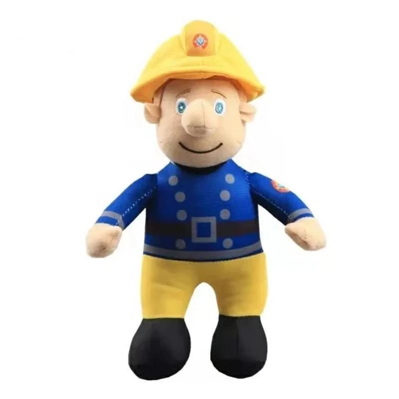 Feuerwehrmann Sam Plüsch Spielzeug Feuerwehrmann Weiche Angefüllte Puppe 25cm Figur Kinder Weihnachten Geschenk bernstein