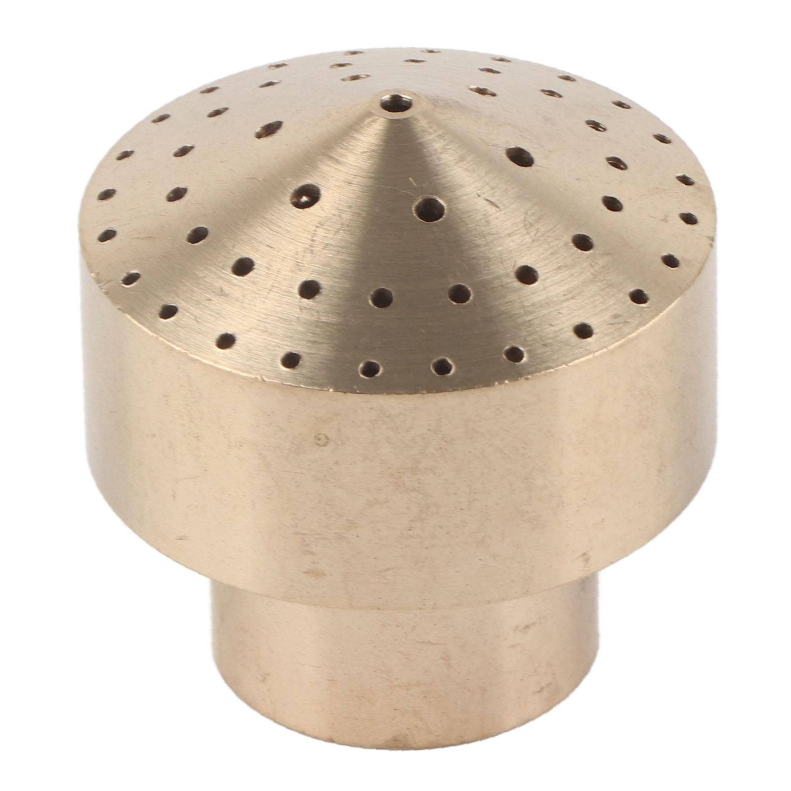 1/2  messing Spalte Garten Wasser Teich Feuerwerk Brunnen Düse Hause Sprinkler Spray Kopf Neue