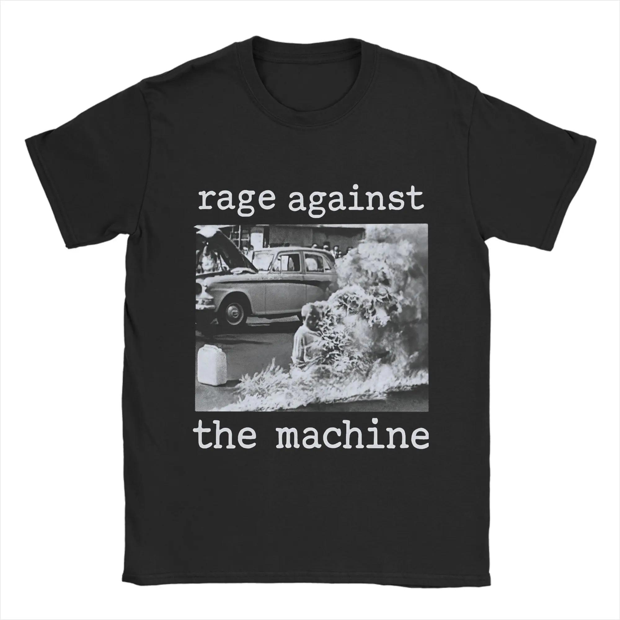 2026 Sommer Mode Trendiges T-Shirt Herren Damen Rage Against The Machine T-Shirt Baumwoll Tops Neuheit Kurzarm Rundhals T-Shirt Geschenkidee T-Shirt M