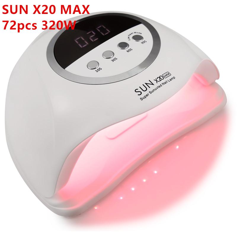320W 72LEDs Nagel Trocknen Lampe Für Maniküre Professionelle Led UV Trocknen Lampe Mit Auto Sensor Smart Nagel Salon ausrüstung Werkzeuge