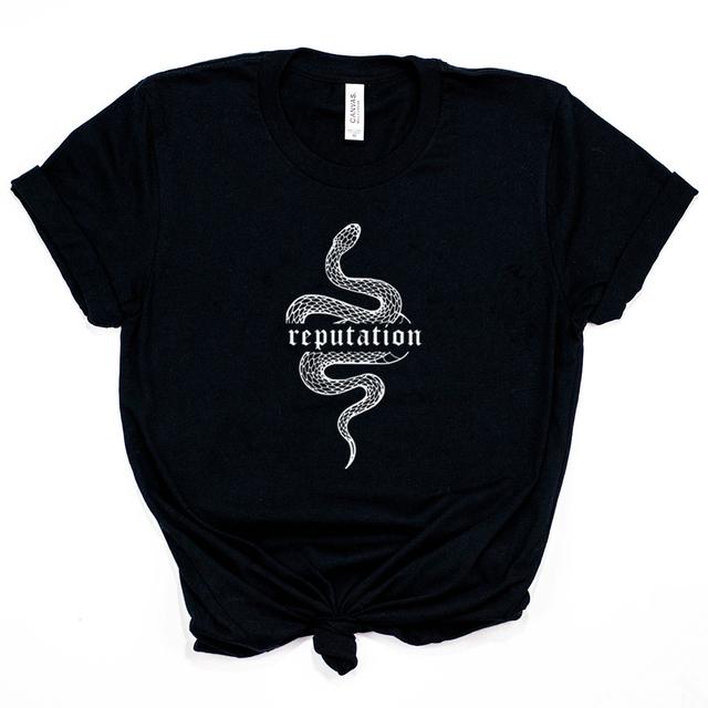 Reputation Snake T-Shirt Look What You Made Me Do Shirt Damen Kleidung Goth T-Shirt Unisex Vintage Shirt Snake Graphic Tees XXXL schwarz