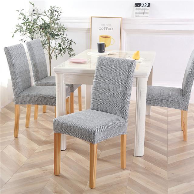 Stretch-Stuhlhussen für Esszimmer, elastische Stuhlhussen für Büro, Hotel, Bankett, Hochzeit, Universalgröße 1/2/4/6 Stück 2pieces