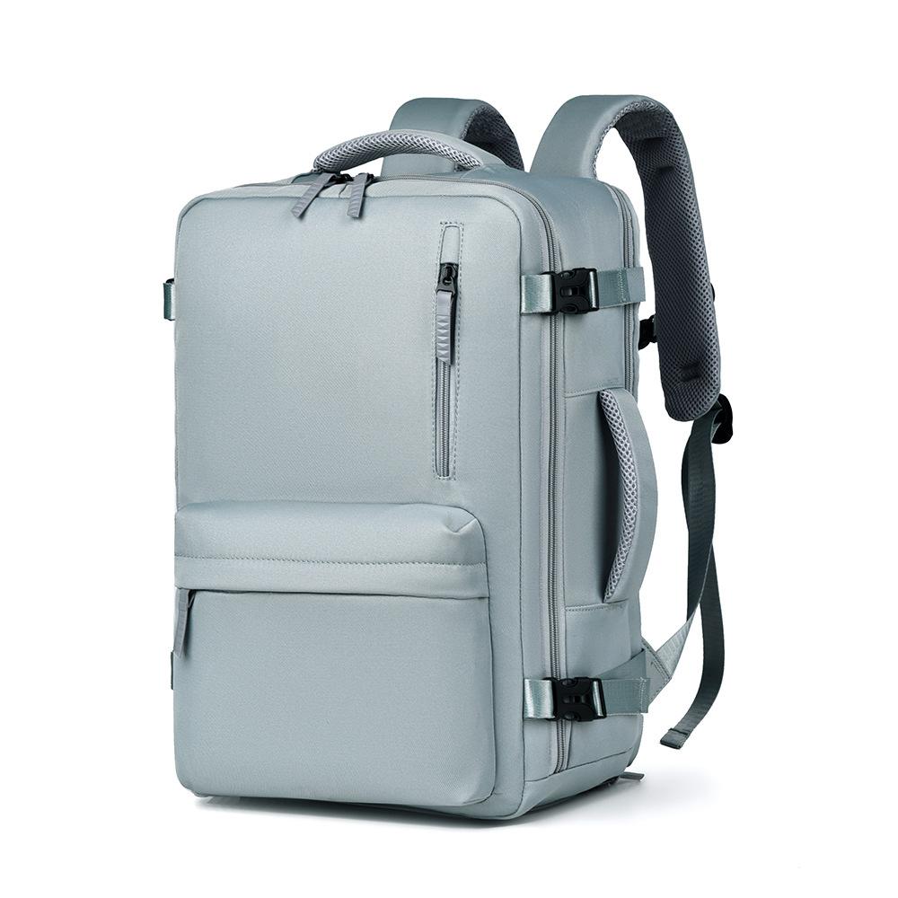 Rucksack Flugzeug, Kabinen-Handgepäck-Rucksack, Laptop-Rucksack für Flugzeugreisen, Schulrucksack, Herren-Damen-Tasche one size hellblaue