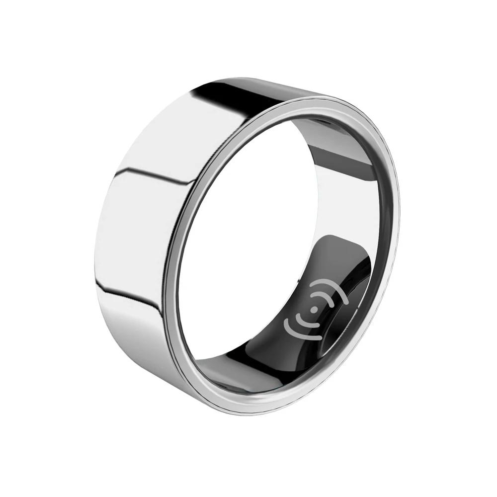 Smart Ring Herzfrequenz Blutsauerstoff Blutdruck Temperatur Schlaf Kalorien Gesundheit Mehrsprachig Fitness Tracker Ringe Für Männer Frauen 17 silber