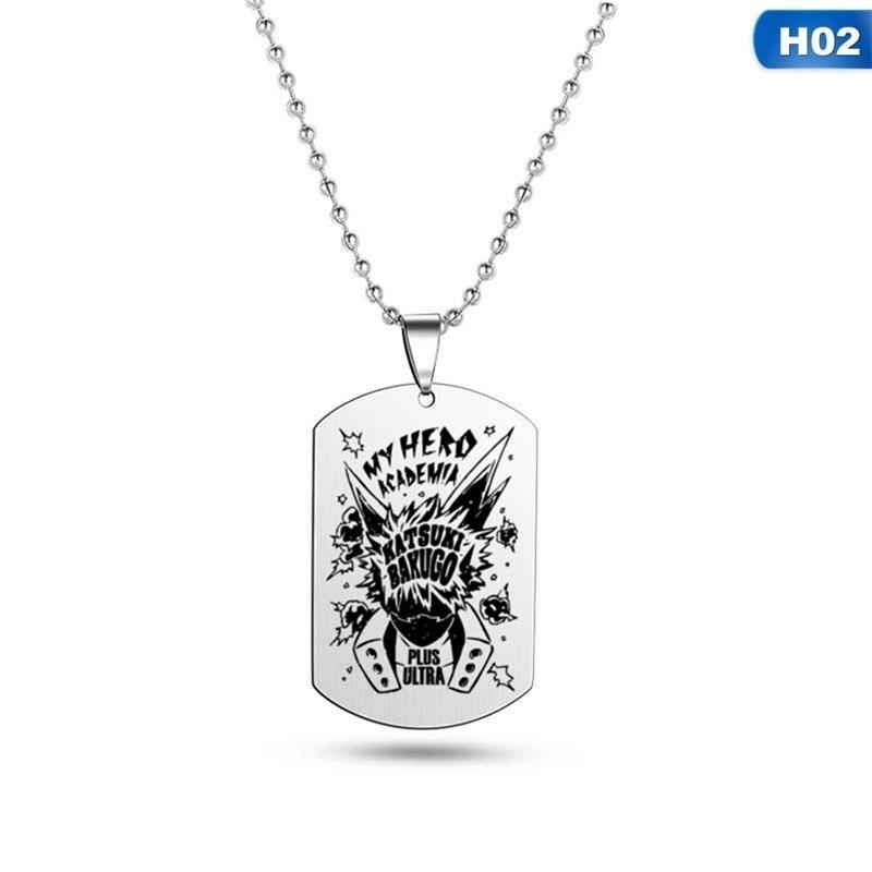 My Hero Academia Anime Cosplay Halskette Skelett Herren Anhänger Halskette für Männer Schmuck