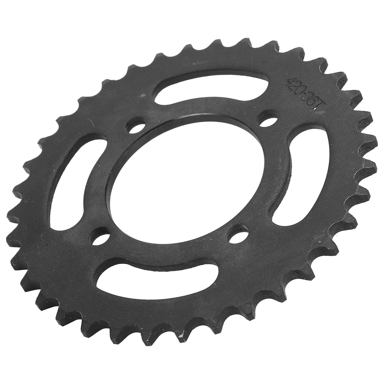 36Zähne 420 Kettengröße 65mm Stahl Hinteres Kettenrad für Elektro-Dreirad ATV Dirtbike