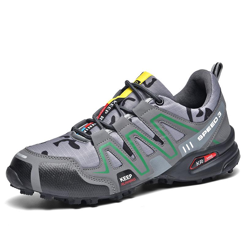 Outdoor-Schuhe Sport Übung Wanderschuhe Wanderschuhe in großen Größen 39-48 41 dunkelgraue
