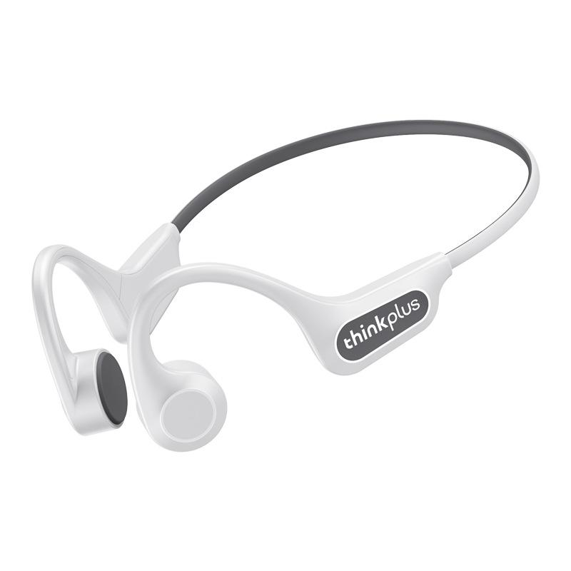 Lenovo X3 Pro Drahtlose Bluetooth 5.3 Kopfhörer Knochenleitung Ohrbügel Musik Hifi Sport Wasserdichte Kopfhörer mit Mikrofon X3 PRO weiß