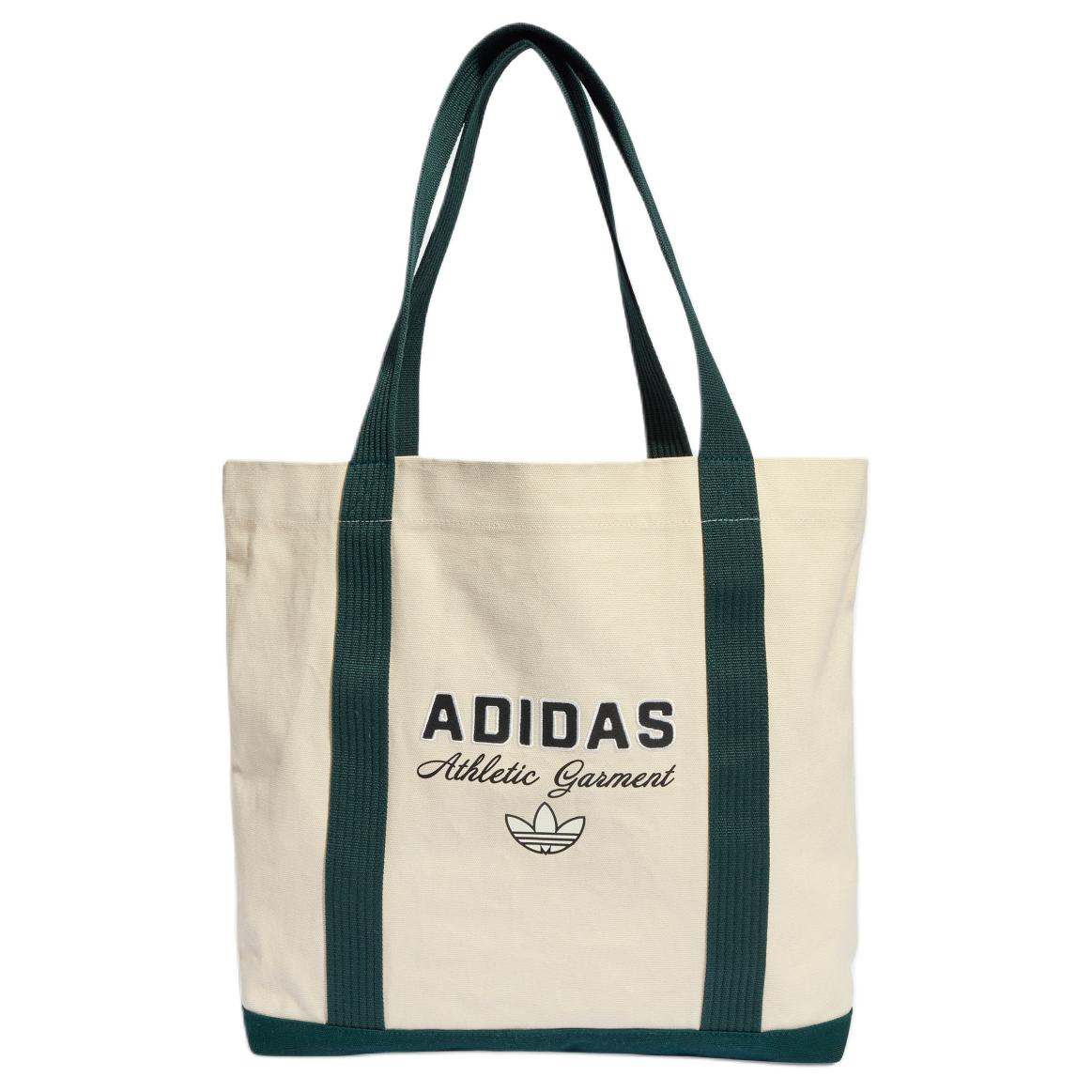 Adidas Originals Baumwoll-Tragetasche, Einkaufstasche, Umhängetasche Regular Unisex Wonder White Adidas KF2041