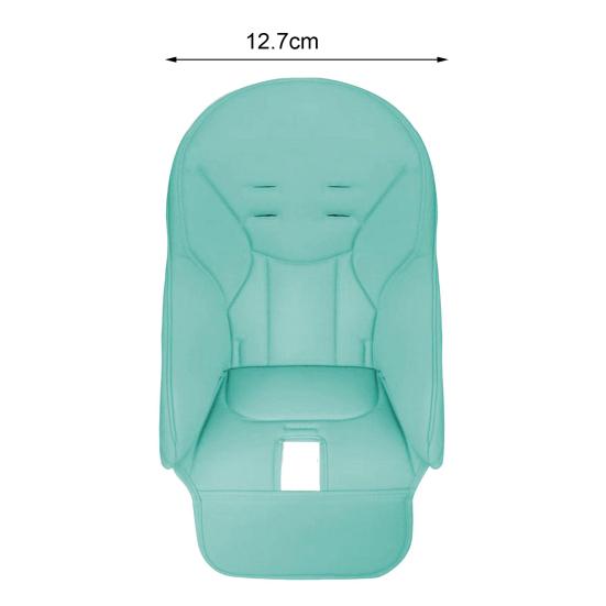 Ersatzkissen für Baby-Hochstuhl, Kunstleder, Stuhlbezug für Restaurant und Esszimmer, rutschfester Sitzbezug für Hochstuhl für Kleinkinder minze, grüne