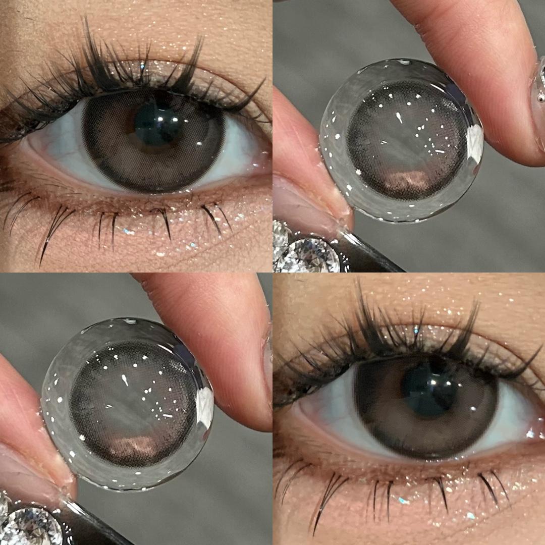 Kontaktlinsen Kosmetik 2 STK Farbige Kontaktlinsen Myopie Natürliche Weiche Kontaktlinsen 1 Jahr Verwendung Kontaktlinsen Kosmetik 0