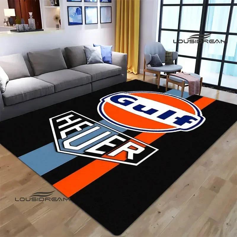 G-GulfS Motorrad Teppich mit Aufdruck Rutschfester Teppich Außen Teppich Bereichsteppich Kawaii Zimmer Schlafzimmer Deko Teppiche Wohnzimmer Geburtstagsgeschenk 50x80cm
