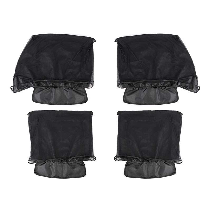 Autofenster Sonnenschutz Mesh Insektennetz Passend für Jeep Wrangler JK JL JT Autozubehör