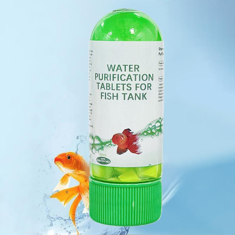 2 Stück Aquarium Wasserreinigung Aquarium Wasserreinigungstabletten Für Aquarium Trübungsentfernung Kraftvolles Wasser Für Fische