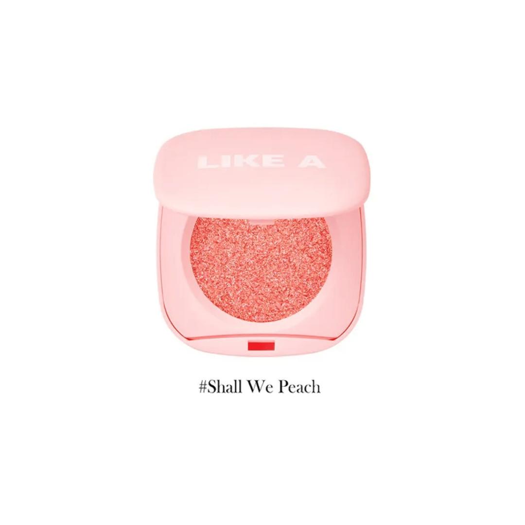 Blessed Moon Mini Like a Shadow 02 Mini Shall We Peach 0,8 g - Mini-Lidschatten in einem warmen Pfirsichton