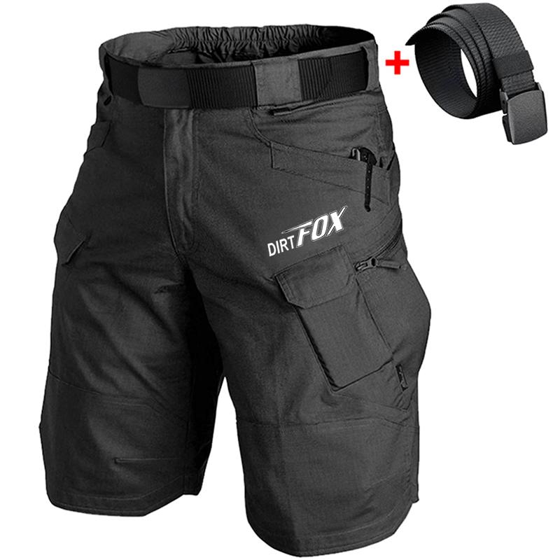 DIRTFOX Radsport Team Shorts Mtb Downhill Hosen Atmungsaktiv Herren Shorts Fahrradbekleidung Rennrad Mountainbike Motocross Cargo Hosen S (45- 55KG)