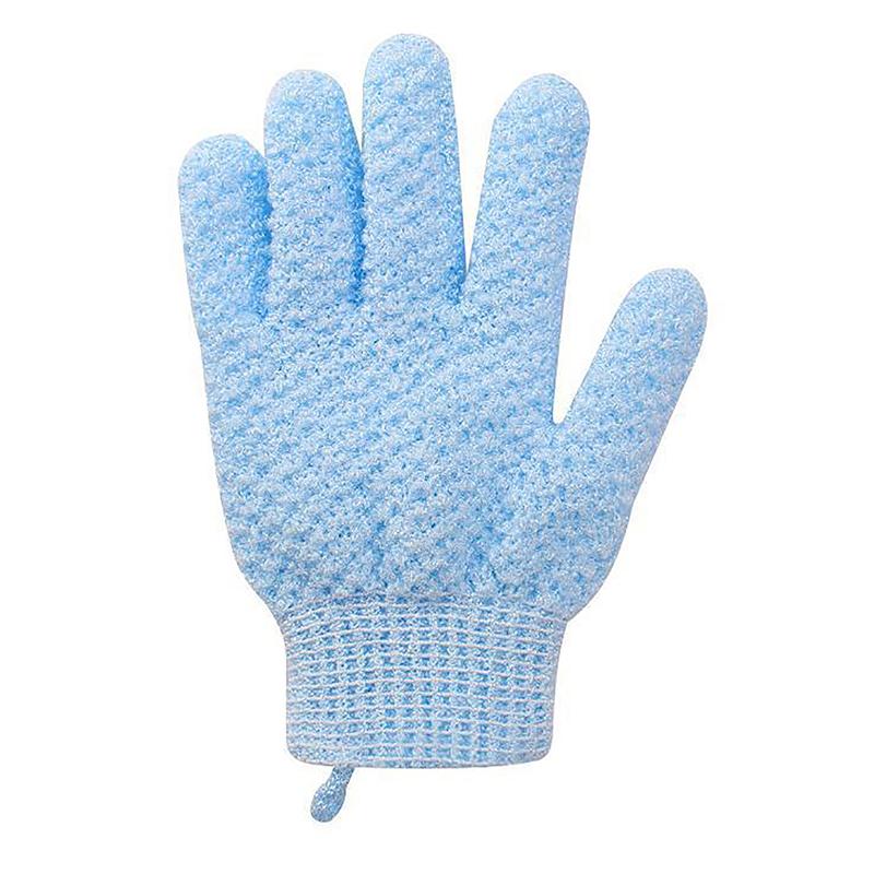 1 Stücke Bad Für Peeling Peeling Handschuhe Dusche Peeling Handschuhe Massage Körper Peeling blau