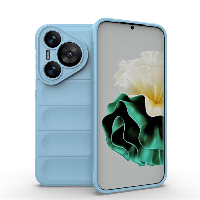 Stoßfeste Handyhülle Für Huawei Pura 70 Hülle Anti-Rutsch Silikon Vollrand Rückseite Huawei Pura 70 Hülle Für Huawei Pura 70 Pro For HuaweiPura70 Pro
