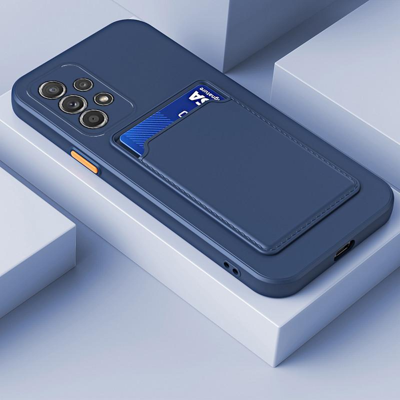 Silikon-Handyhülle für Samsung Galaxy A55 A35 A15 A25 A05 A54 A34 A24 A14 A13 A23 A33 A53 A73 A72 A52 A32 A22 A50 A30 Weiche Brieftasche Kartenhalter Abdeckung Samsung Galaxy S23Ultra
