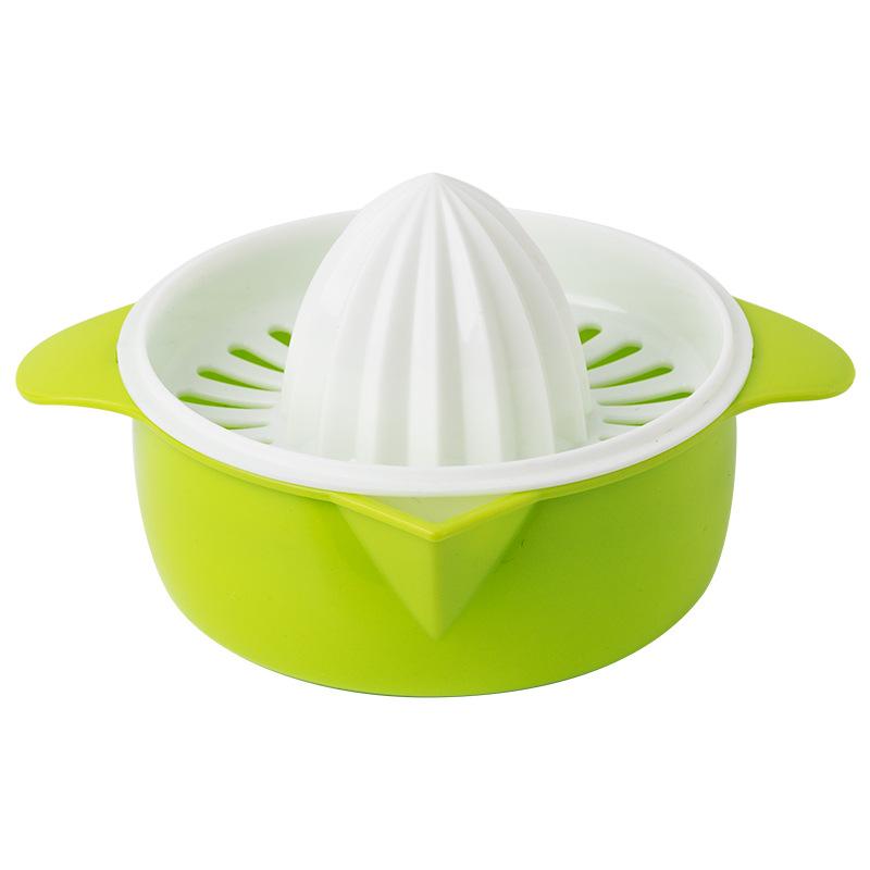 Küchenzubehör Manuelles Plastikfruchtwerkzeug Orangen-Zitronenpresse Entsaftermaschine Tragbare Zitruspresse 1PCS grün