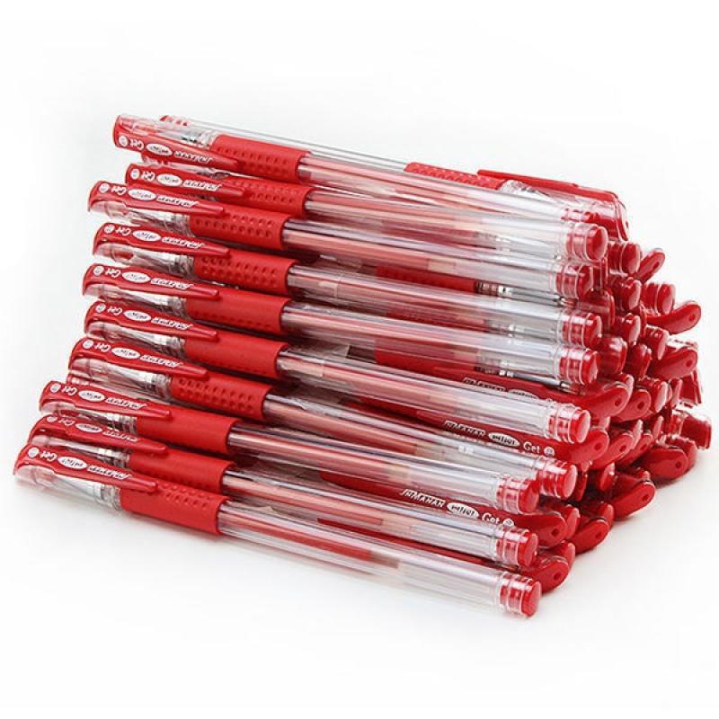 0,55 mm schwarzer Gel-Kugelschreiber, extrafeiner Kugelschreiber für Büro, Schulbedarf, 10–40 Stück 20pcs rot