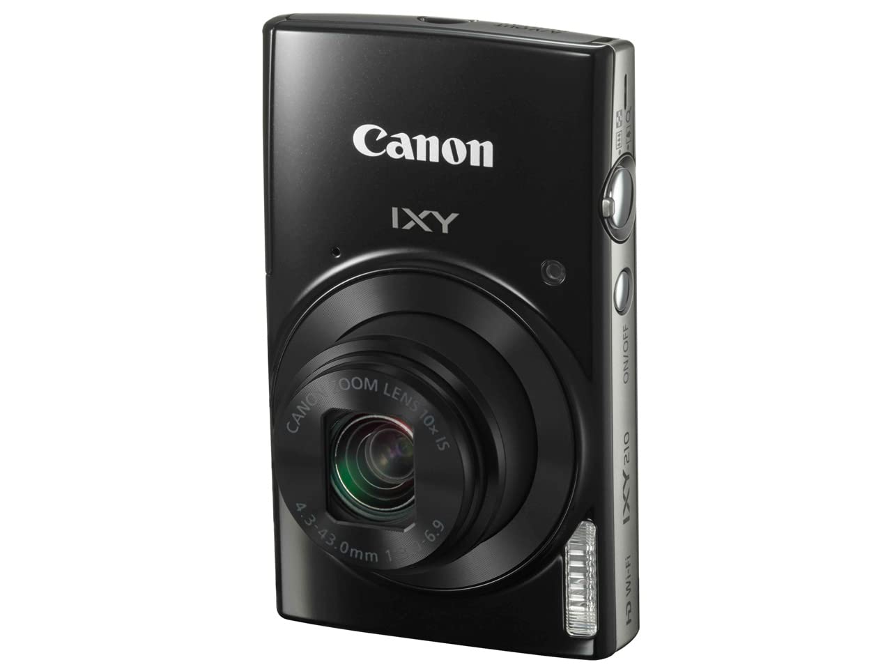 Canon Digitalkamera IXY 210 Schwarz BK 20MP 10-facher optischer Zoom Wi-Fi NFC Kompaktkamera